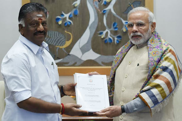 Panneerselvam seeks ordinance on Jallikattu, PM says matter is subjudice