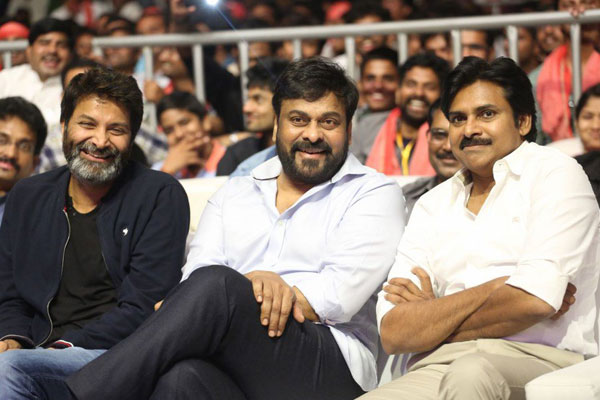 PR : T Subbarami Reddy Announces Chiranjeevi - Pawan Kalyan - Trivikram Movie