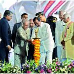 CM KCR in his first visit to OU, avoids students