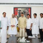 Amit Shah and Chandrababu Naidu discuss alliance