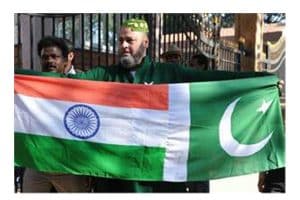 Pakistani supporters want India to win against England