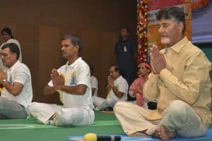 Enthusiasm marks Yoga Day in Telangana, Andhra