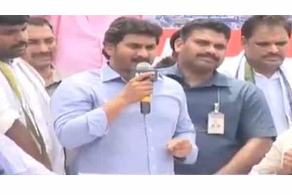 Jagan calls for drowning the land sharks in Bay of Bengal