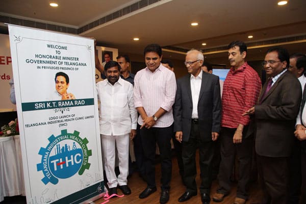 KTR launching the logo of TIHCL