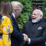 World leaders in social media Trump and Modi meet