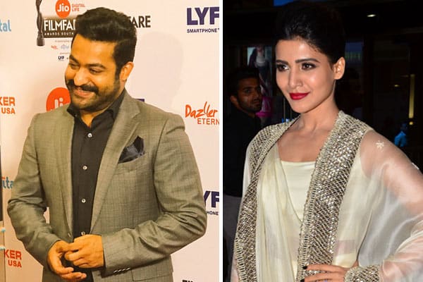 NTR and Samantha at Jio Filmfare Awards