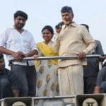 Chandrababu calls a voter Tamasha candidate for asking about power cuts