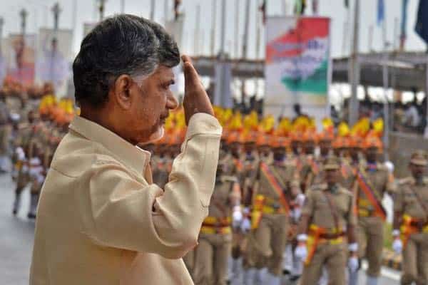 Andhra Pradesh CM hoists tricolour in Tirupati