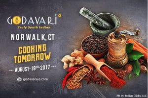 GODAVARI to flow in NORWALK, CT this Weekend