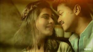 Vijay and Samantha in mersal