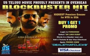 NTR’s Jai Lava Kusa Cruising towards $1 Million