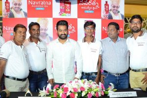 NTR at Navratna Oil Press Meet