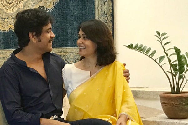 Love you sweetheart: Nagarjuna wishes wife Amala on b'day