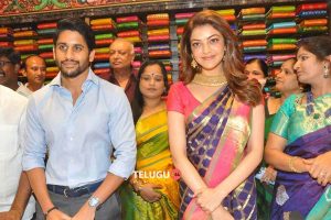 Naga Chaitanya and Kajal Agarwal Inaugurated Chennai shopping