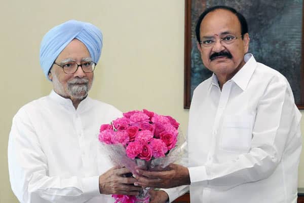 Naidu, Manmohan to speak at leadership summit