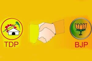 TDP employing dual-strategy with its ally BJP?