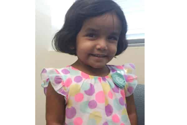 Indian origin 3year-girl missing in Dallas after father’s late-night punishment