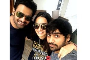 Prabhas on the sets of Saaho