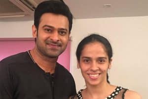 Saina Nehwal with Prabhas