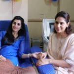 Brahmani, Upasana donates blood