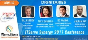 ITServe Policy Advocacy at Synergy 2017 – Nov 30 & Dec 1