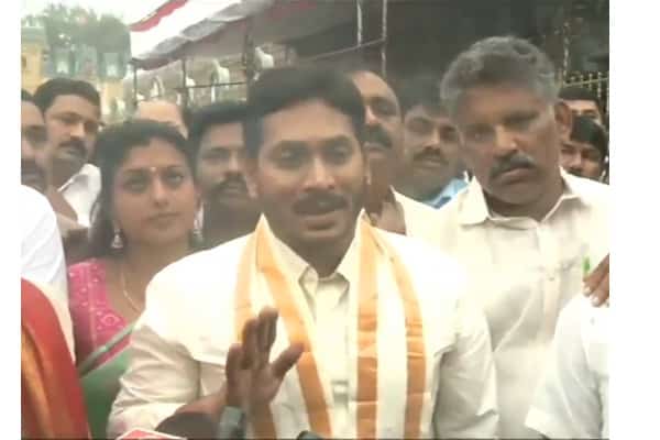 YS Jagan Visits Tirumala