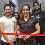 Saina Nehwal and Rakul Preet Singh Grand Opening of F45 GYM at KOKAPET