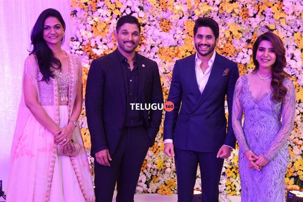 Naga Chaitanya and Samantha Wedding Reception Photos