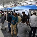 Visitors to Hyderabad have a brand new attraction now. That’s Metro! For thousands of people coming to Hyderabad for various purposes, Metro has moved into their itinerary. Besides, a joyride on Metro for families on weekends is ‘in’ thing if the rush witnessed on Saturday and Sunday last was any indication. Barely a week after its inauguration by Prime Minister Modi, the new mode of mass transport has been gaining momentum with every passing day. Metro trains started operating on a 30km stretch of the first phase of the project from November 29 and in one week the elevated mass transport has registered a footfall of more than a million. The highest recorded so far was on Sunday when 2.4 lakh people travelled on different routes. The numbers are music to the ears of concessionaire L&T and the Telangana government as both of them are partners in the mega venture. With commuter numbers steadily increasing, the government is mulling revival of an old plan to extend Metro to Shamshabad airport. If it is done, air passengers could zap in and out of the international airport which itself is witnessing a phenomenal increase in passenger traffic. There are, of course, initial problems which are continuing. Major passenger complaints include no drinking water facility, lack of platform signs and display boards. There are safety concerns too, a major one being passengers trying to travel on footboards or standing near the doors, without realising the fact that they are automated. Looks old habits die hard. Nevertheless, Metro authorities are showing remarkable patience in dealing with situations that are peculiar to Hyderabad.