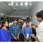 Fathima College students met Pawan Kalyan to thank him