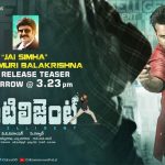 Balayya to release Inttelligent Teaser