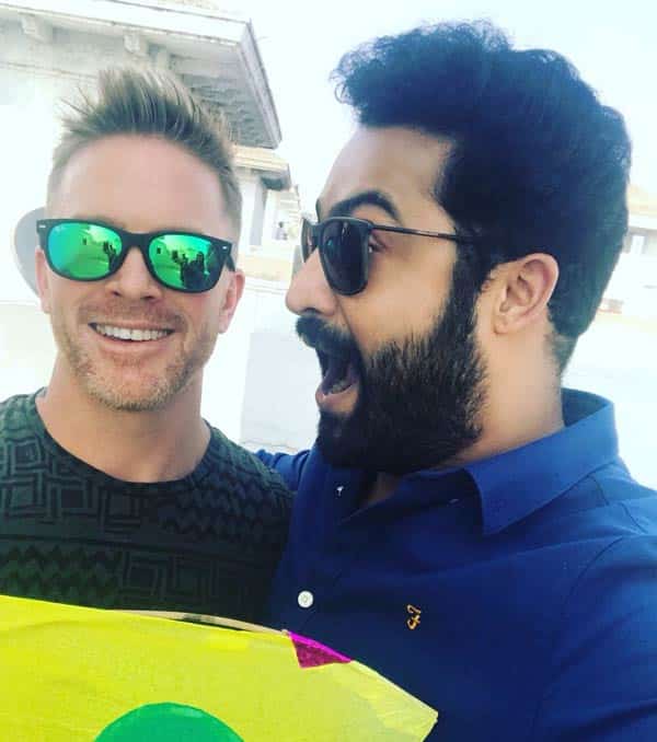 NTR Gave Kite Flying Lessons