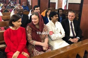 Pawan Kalyan & Anna Lezhneva at St. Mary’s basilica