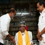 Rajinikanth seeks Karunanidhi's blessings for his political journey