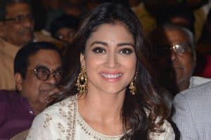 Shriya Saran at Gayatri Pre release Event