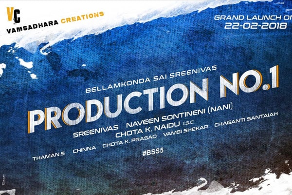 Official: Bellamkonda Sreenivas signs his Next