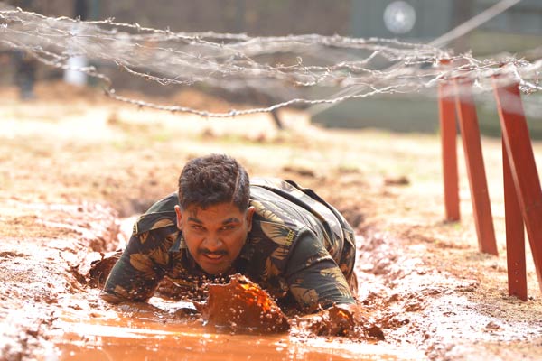 Bunny and team braving inclement weather for Naa Peru Surya