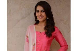 Raashi Khanna at Tholi Prema Success Meet