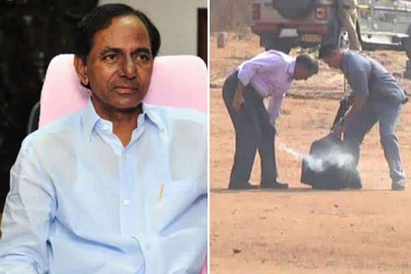 Telangana CM KCR escapes a close call!