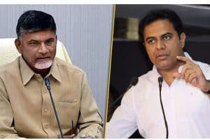 KTR puts Chandrababu Naidu in place!