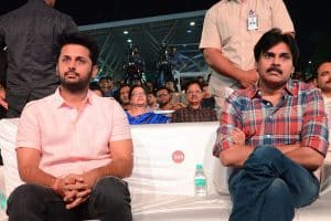 Pawan Kalyan at Chal Mohan Ranga Pre release Event