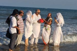 Sridevi’s ashes immersed in Rameswaram