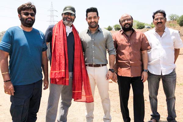 A Special Rayalaseema Village set for NTR Trivikram Movie