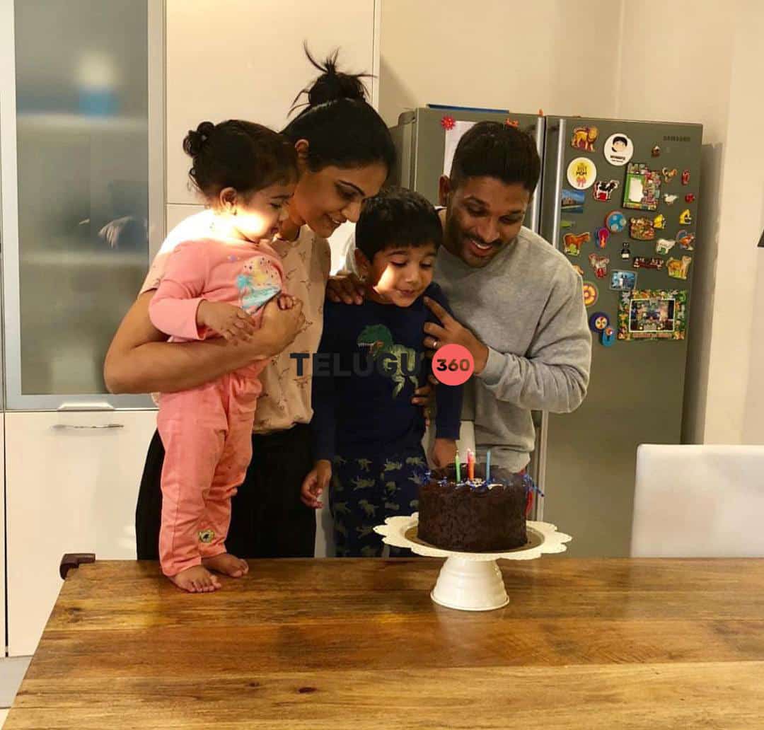 Allu Ayaan's birthday celebrated in style