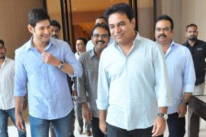 Pics : Mahesh babu & KTR