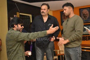 Pawan Kalyan Allu Arjun at Film Chamber