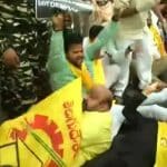 TDP MPs detained while marching towards PM's residence