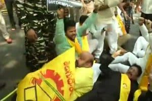 TDP MPs detained while marching towards PM’s residence