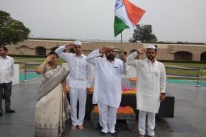 TDP Drama Shifts from Parliament to Raj Ghat