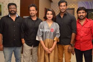 Abhimanyudu Movie Press Meet Photos